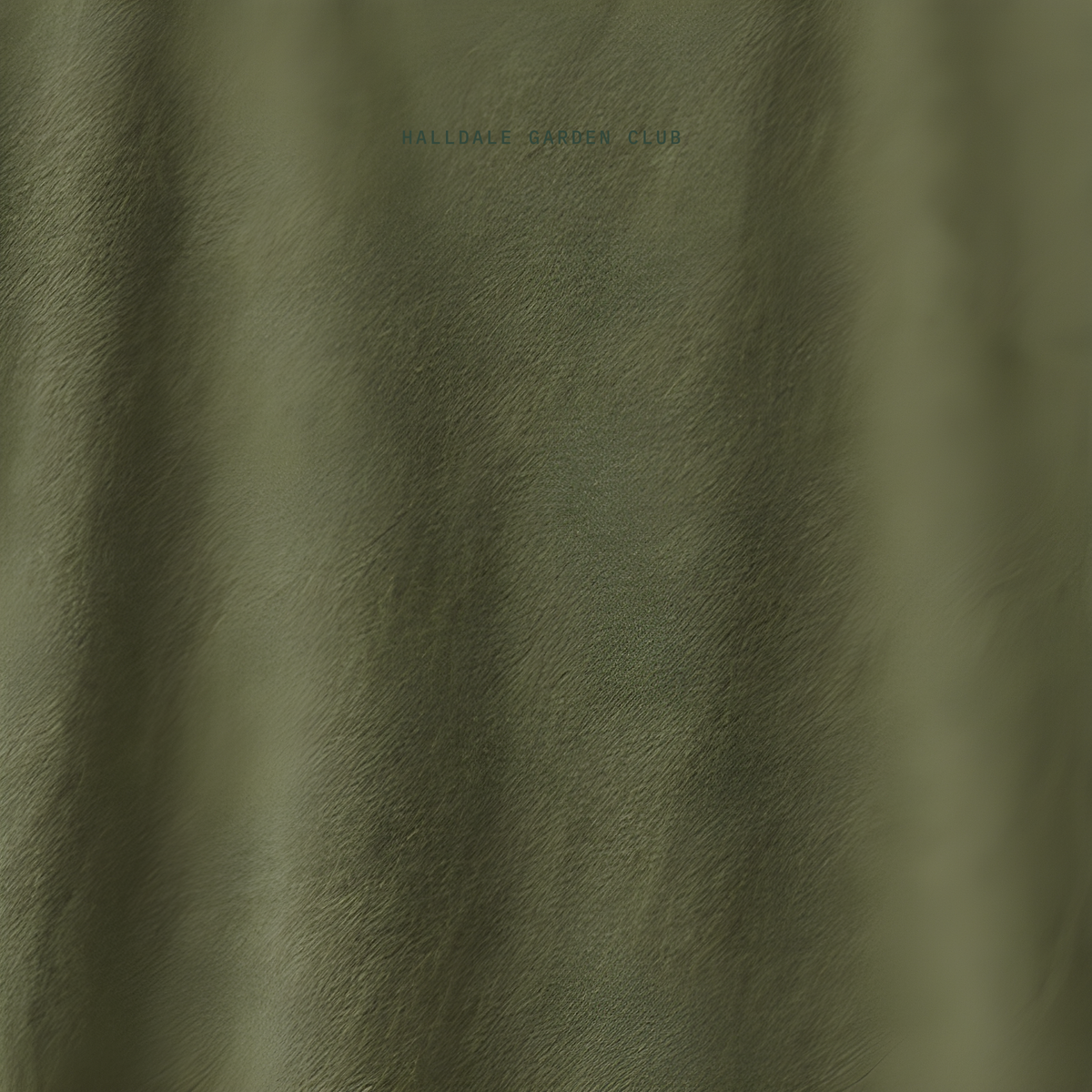 The Quiet Tee in Hemp, close-up of the print